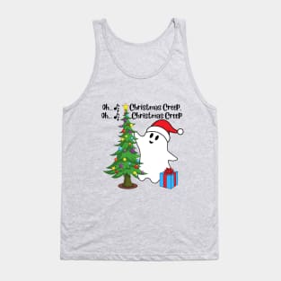 Oh, Christmas Creep (tree) Holiday Winter Ghost Tank Top